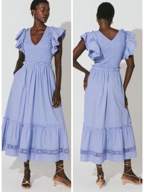 NWT CLEOBELLA Tuckernuck
Exclusive Periwinkle Gladys Ankle Dress SZ XL